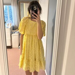 Zara yellow floral beautiful dress girls 11-12